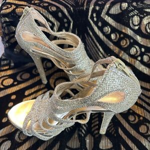 Chinese Laundry Gold Stilettos